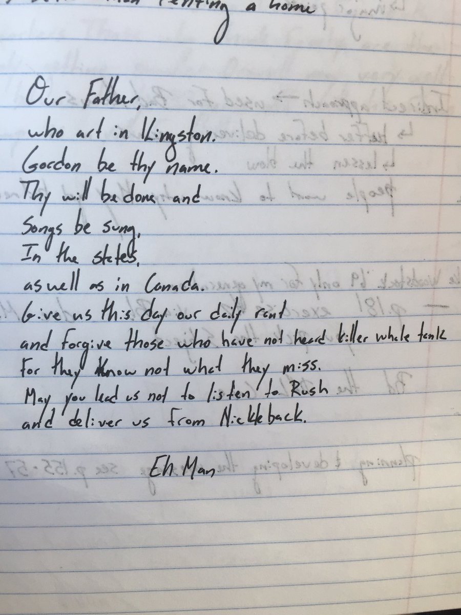Herzogjw's tweet photo. @thehipdotcom so I was inspired by Gord's interview the other day. #1stCanadianChurchOfTheGord #OurSinger #EhMen #courage https://t.co/0s0yIjMEo5