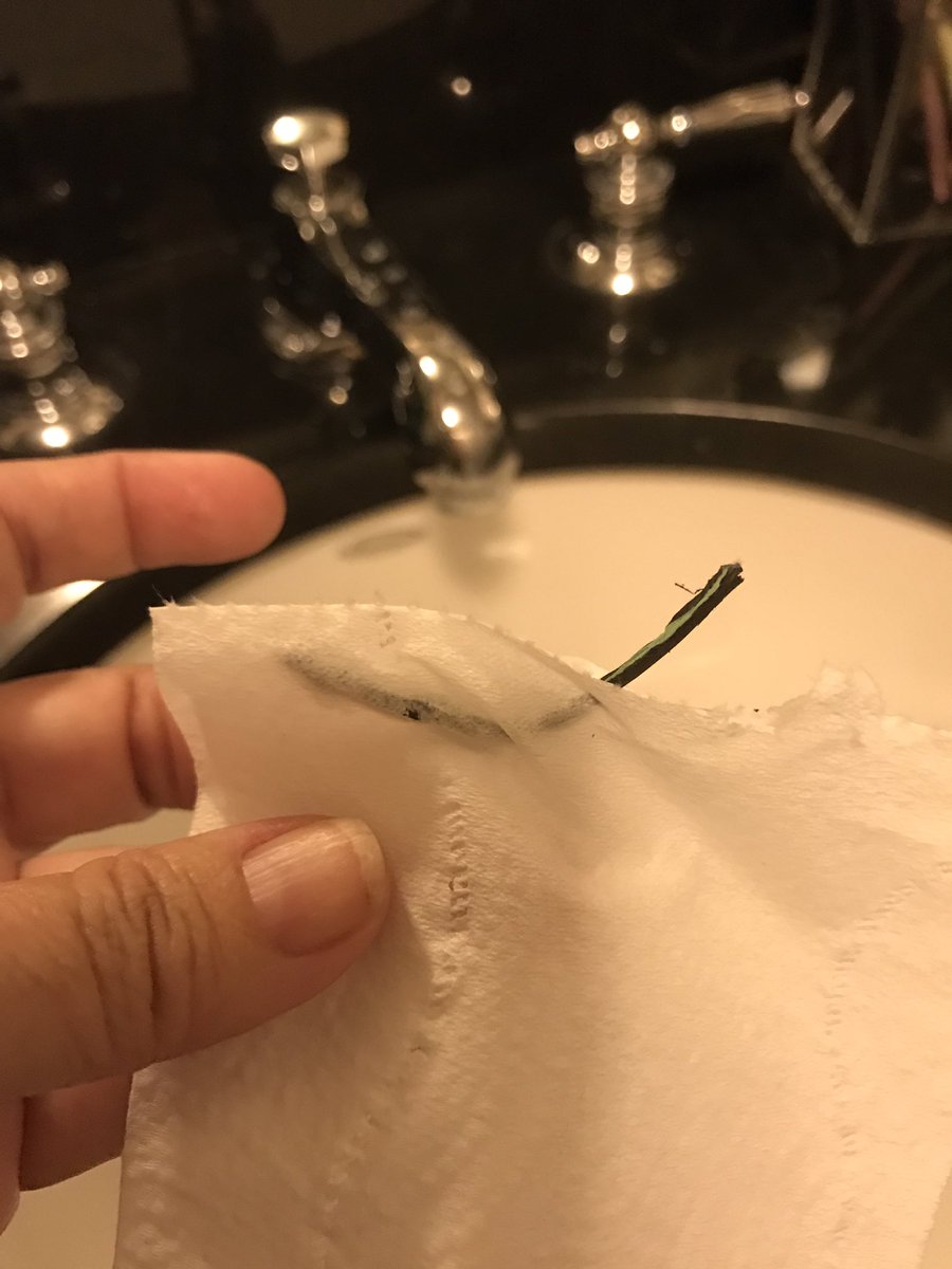 burgerpundit's tweet photo. Hey @GeorgiaPacific! Any insight into this weird piece of plastic embedded in my triple-ply? https://t.co/TCU28cTSps