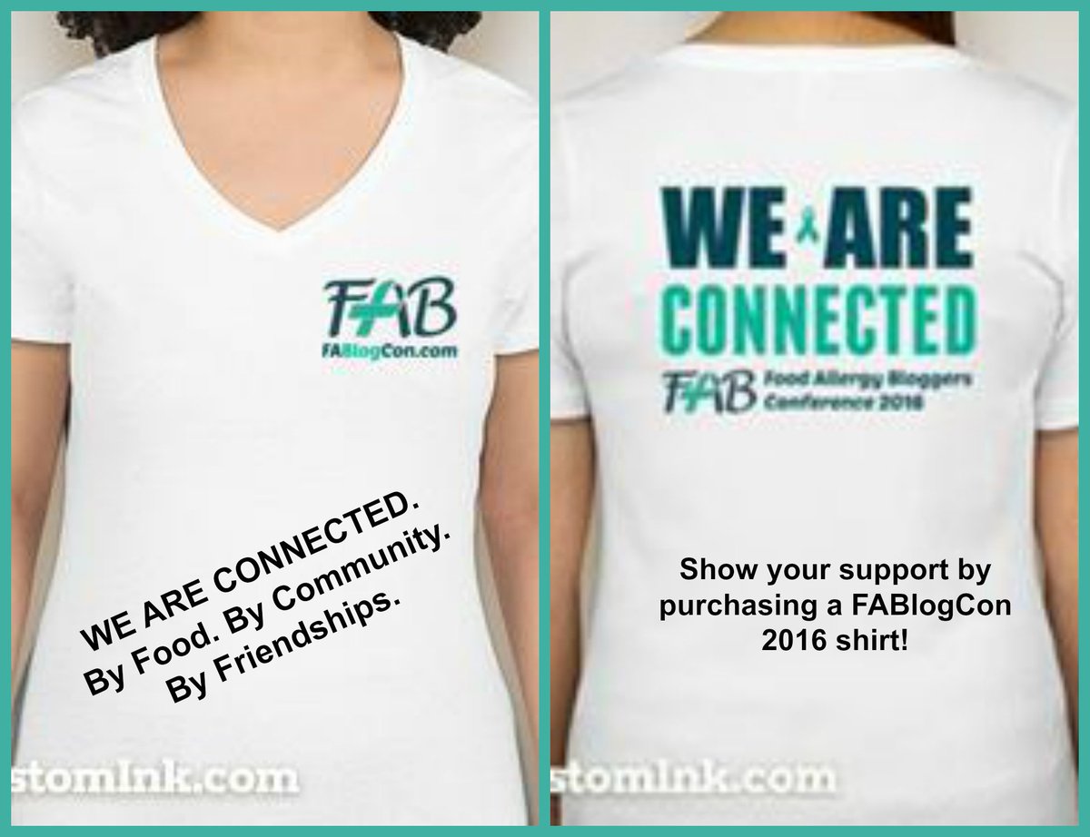 FABlogcon's tweet photo. LAST CHANCE TO ORDER!
Order here: https://t.co/DhfIWjrczl
All shirts will ship to the hotel!
#FABlogCon #FABTees #foodallergies #blogger https://t.co/PF7Nt44FvD