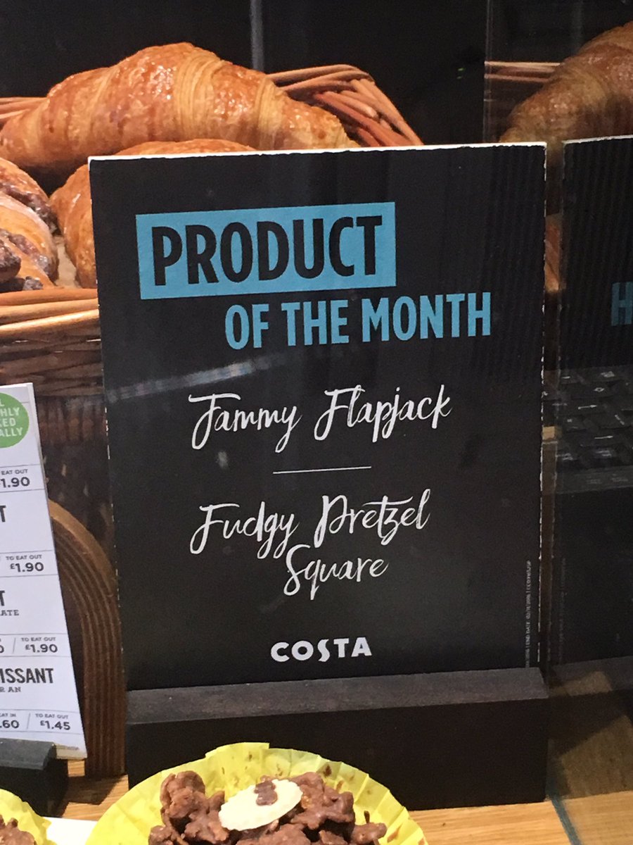 Sorry  <a href="/CostaCoffee/">Costa Coffee</a> i didn't fancy Fanny Flapjacks and Fucky Pretzel squares today!