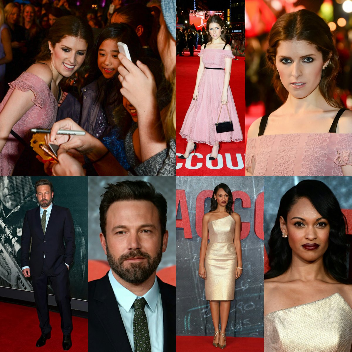 #AnnaKendrick (in #Burberry), #BenAffleck, and #CynthiaAddaiRobinson (in #RomonaKeveza) at the UK premiere of ... goo.gl/AF8kML