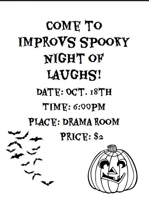 Mptcrebels_'s tweet photo. Come see our spooky laugh out loud imporv show tomorrow! https://t.co/TEYCtku3jd