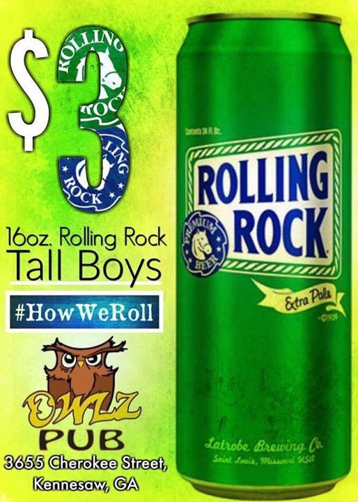 OwlzPub's tweet photo. Come start your week off right with us at the Pub!! Last call doesn't end until 2:55am! https://t.co/9I4poZByvo