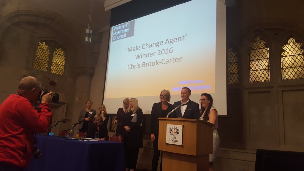 HReardonBond's tweet photo. Well done #menasagentsofchange #wbcaction @WomenEqualities award winner @RetailWeekly to @chrisbrooks_carte great work and @Wendy_Hallett https://t.co/EsDuQfnjgc