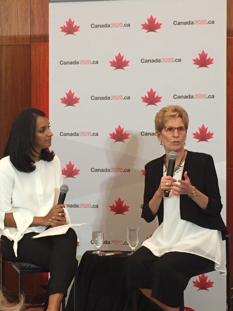 JackieUSGE's tweet photo. Hon. Kathleen Wynne #BecauseOfHer https://t.co/IvI7wGD0fk