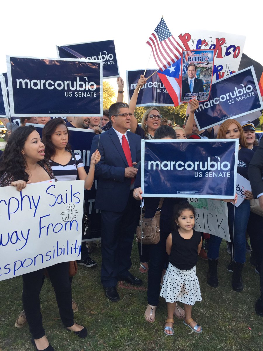 UCFGOP's tweet photo. Rep. @CortesBob supporting @marcorubio outside of the Fairwinds Alumni Center w/ @UCF_SFR and others before the debate tonight! #UCFGOP https://t.co/qebcQEv4Nw