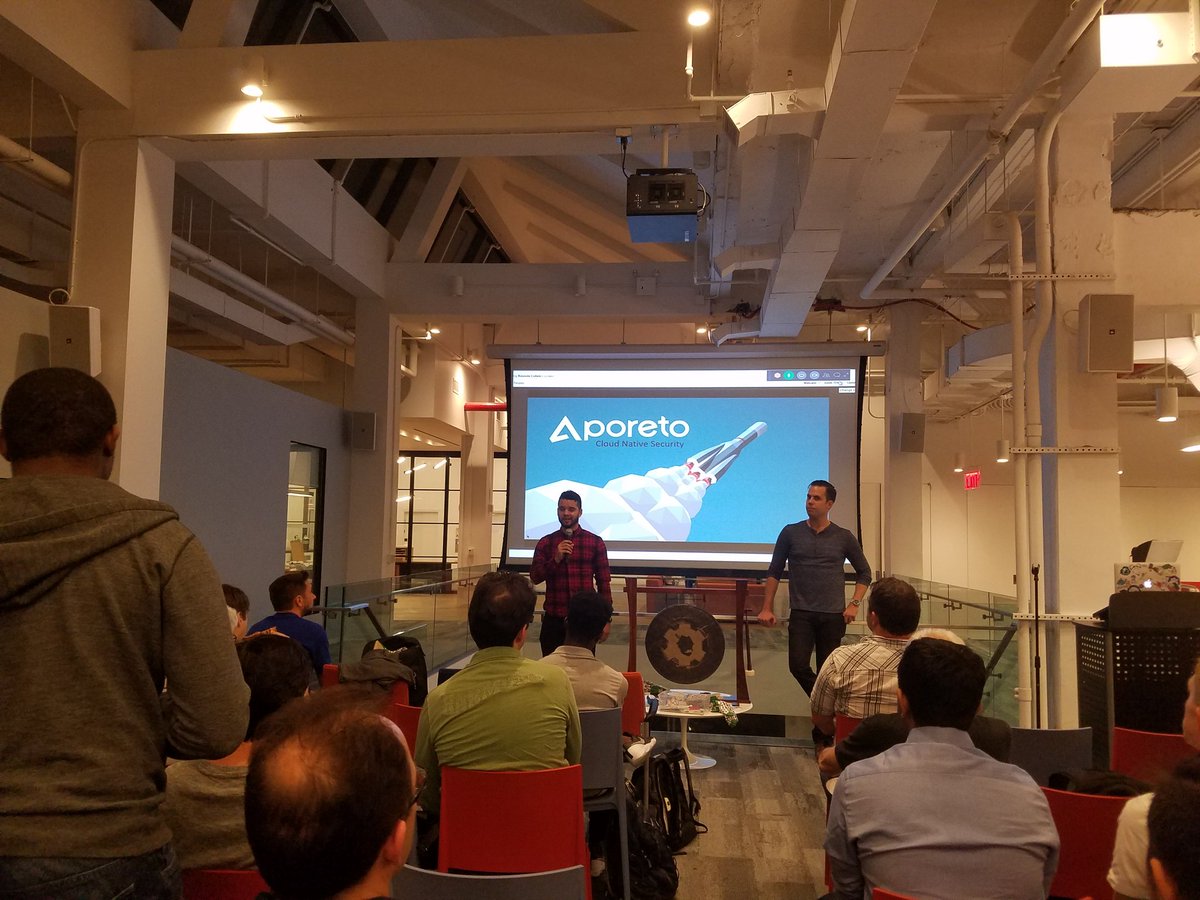 YodleTech's tweet photo. . @DockerNYC meet up @YodleTech tonight. Looking forward to a great talk on docker security. https://t.co/1ca6oWdCvG