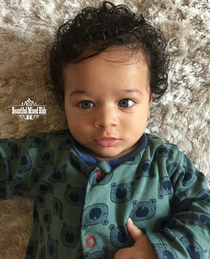 Max - 4 Months • British, Italian \u0026 Jamaican ❤ FOLLOW @beautifulmixedkids  on instagram, image size:828x1024
