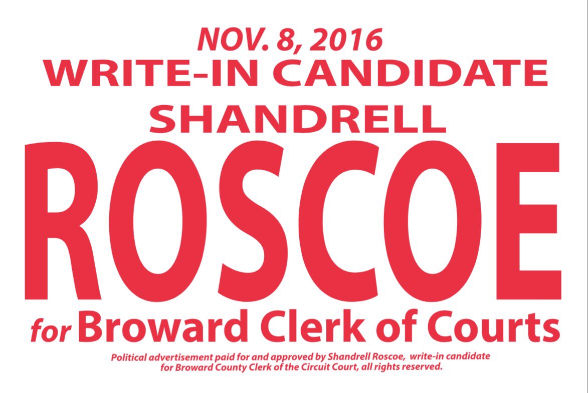 RoscoeShandrell's tweet photo. I need everyone's help in Broward County. I'm ready to represent the people in Broward County and all the way up to Tallahassee. https://t.co/4rNNTegqHr
