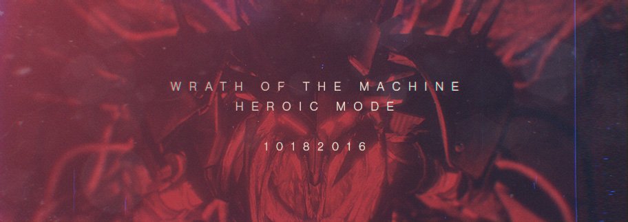 Bungie's tweet photo. Are you ready to take on Heroic Mode for Wrath of the Machine? The race for World First begins tomorrow at 2pm Pacific. https://t.co/NJUCDtoF3w