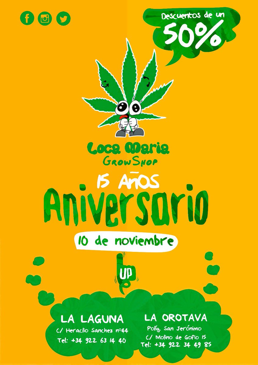 LOCAMARIAGROW's tweet photo. Aniversario de la LOCA MARIA 👀🗣Grandes sorpresas DJ 👮🏼 Barbacoa 😜 Fiesta hasta las 24 Hs 🍻🎂 LaLaguna - LaOrotava  🌭🍾🚑🌪 https://t.co/iVVxBHeuun