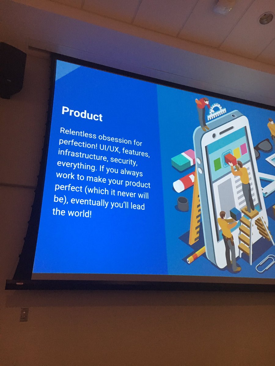 IMO, this is number 1 for any #startup #TechTO #NeilWainwright #ProductPerfection #UX #UI