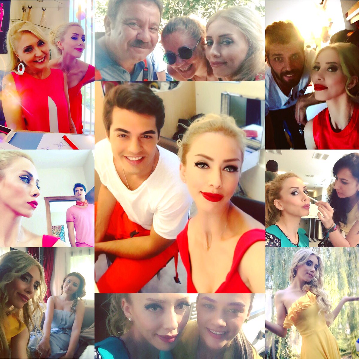 Ne yaptım???Ben buralarda yokken☺️yeni bir tv filmi çektik #bkm #tv8 #tahinpekmez Yakında..💋❤️🎈