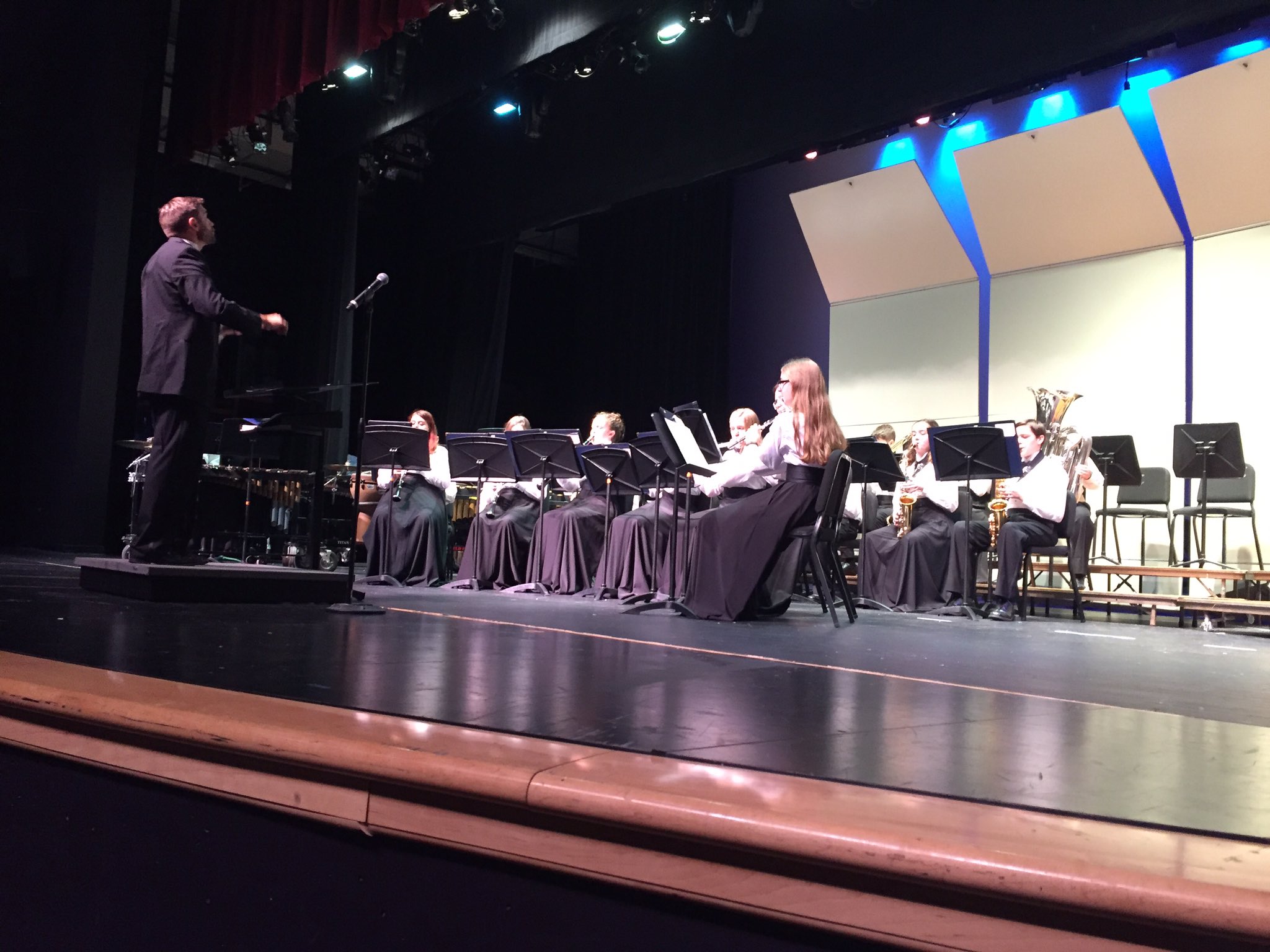 Stagg High School on Twitter "Concert Band performing a piece by John