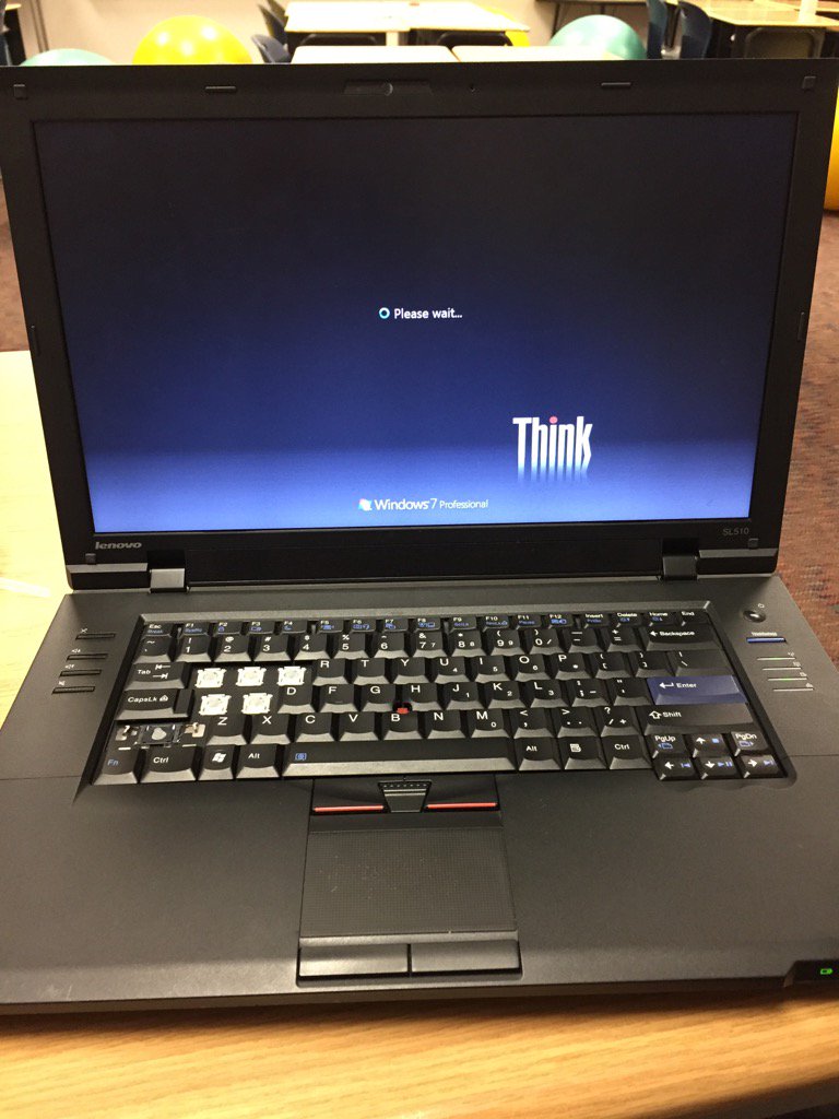 SwimandDiveHHS's tweet photo. Jurassic Park: Journey to the Laptop Cart. Notice the missing keys in their natural habitat. #godblessapple #wnes https://t.co/tuvp4QuusL