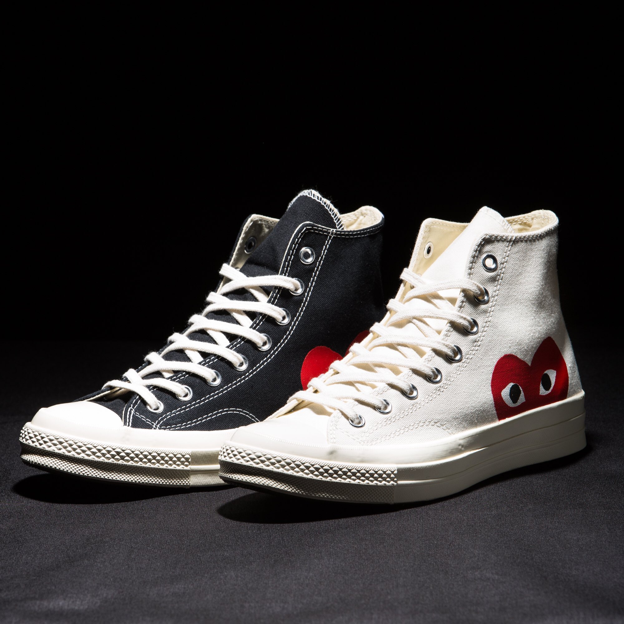 UNDEFEATED on X: Commes Des Garcon Play x Converse Chuck Taylor 1970's //  Available now at SM, SL, SF, LV and    / X