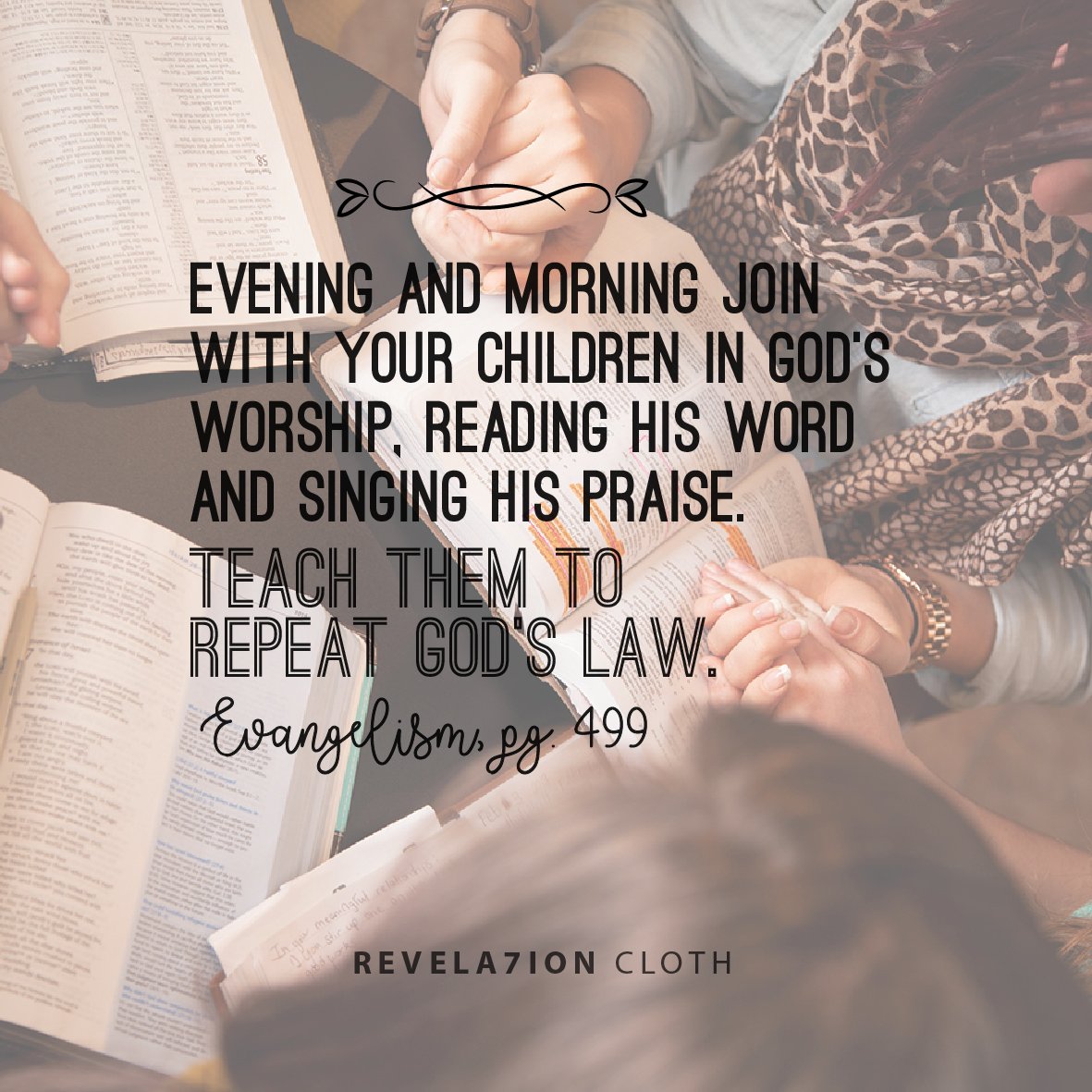 revcloth's tweet photo. https://t.co/6khmG0Sv0Z "Teach them to repeat God's law." GOOD MORNING! 🌞 https://t.co/O2pU05MEfd