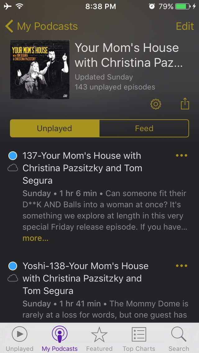 JitsNdrums's tweet photo. Hey mommies! @ChristinaP and @tomsegura your podcasts are all fucked up and shit.. https://t.co/B0thzPOJ3a