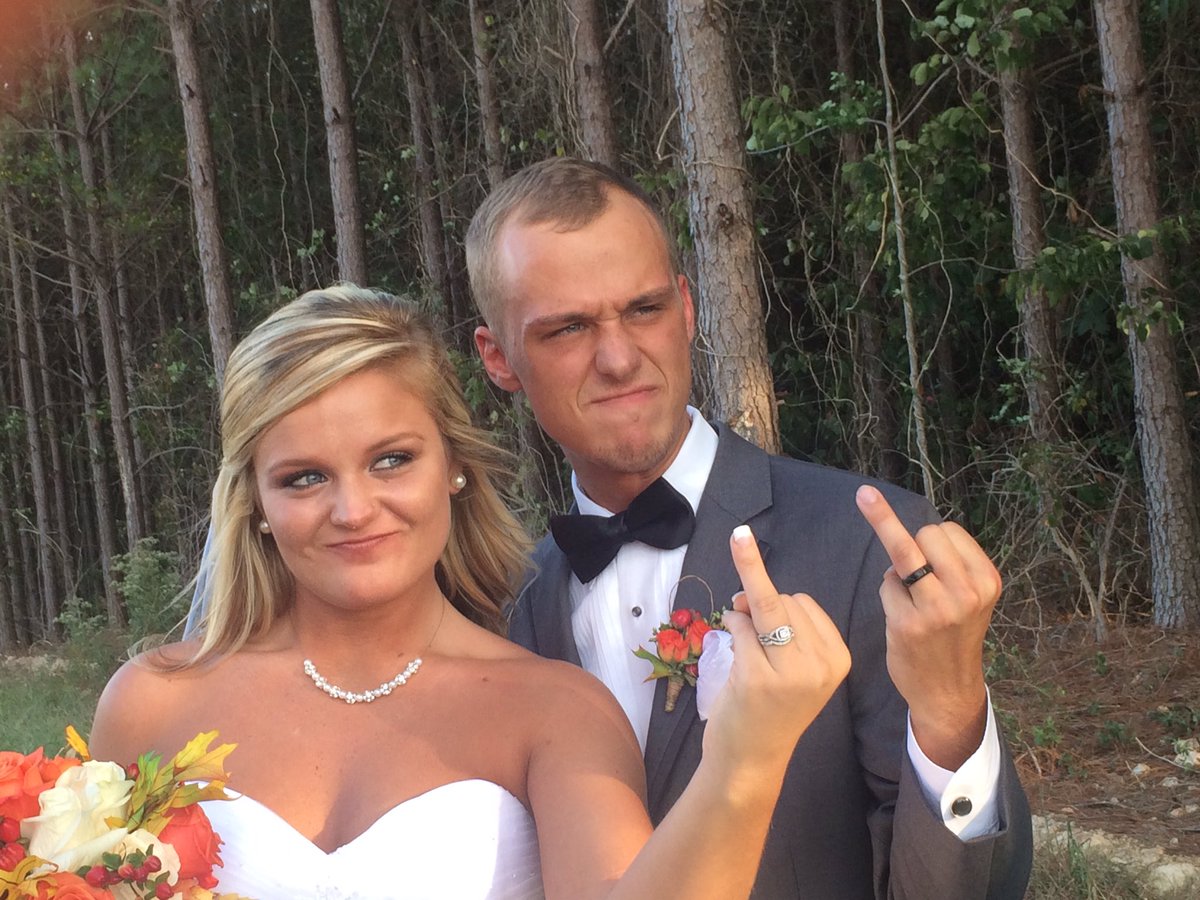 jaycobbeaty's tweet photo. So happy to be married to you 😍😍😍😘😘👰🏼🔥🔥 https://t.co/0RafHA5WhV