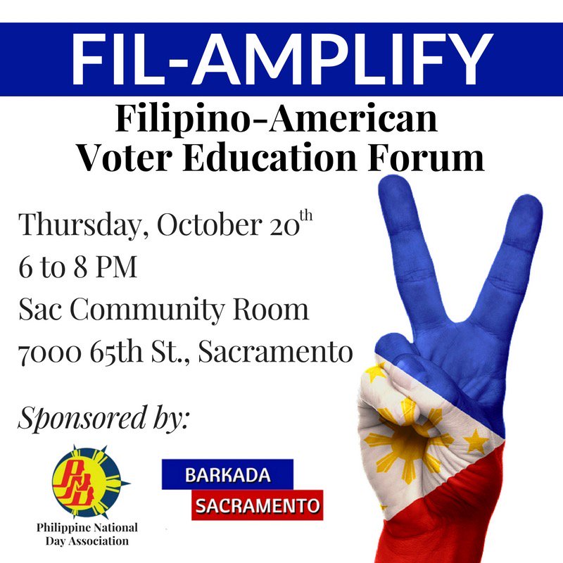 PNDAempowers's tweet photo. In 3 DAYS join PNDA and Barkada Sacramento in learning how we can amplify our voice this election year!!!  #FilAmplify  @FilAmsVote https://t.co/kSsYg8mRkT