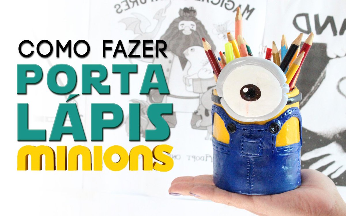 geektutoriaisdr's tweet image. coisa fofa que ensinei la no canal: youtube.com/channel/UCKRL_…  #minions #diygeek #fofura