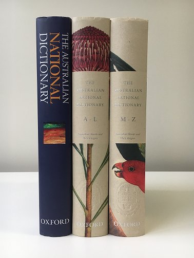 alexandramellas's tweet photo. The Australian National Dictionary then and now: 1988 - 10,000 entries | 2016 - 16,000 entries. #KnowYourAussie https://t.co/IVQ4e3DXXV