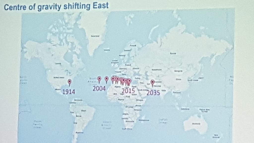 paultilstone's tweet image. Centre of gravity for global aviation shifting substantially towards SE Asia by 2035 #IATAWPS