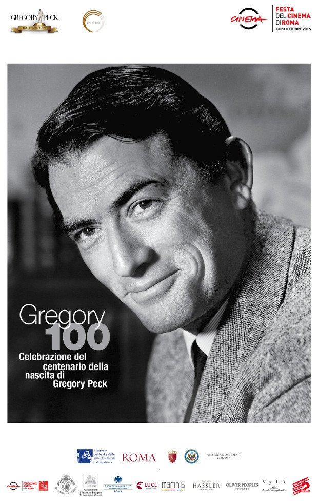 Oggi per #RomaFF11  omaggio centenario #gregorypeck a Piazza di Spagna con proiezione #vacanzeromane con #ceciliapeck e #anthonypeck