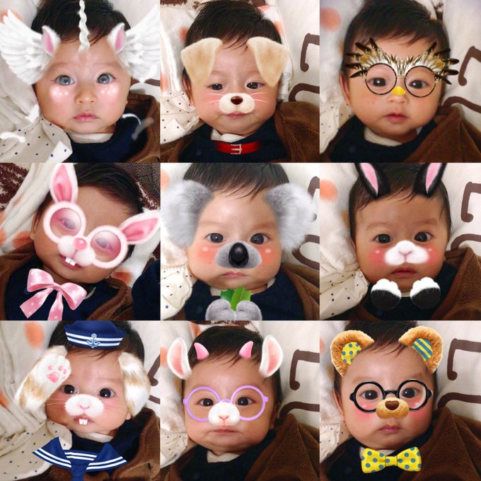 息子あそび。 あたし的にはフクロウがツボ。  #SNOW #baby #boy #男の子のママ #２ヶ月 #8月生まれ #ママライフ #息子 #アプリ #ペガサス #犬 #フクロウ #うさぎ #コアラ<a href="/tag/snow"class="tags">#SNOW</a><a href="/tag/baby"class="tags">#baby</a><a href="/tag/boy"class="tags">#boy</a><a href="/tag/%E7%94%B7%E3%81%AE%E5%AD%90%E3%81%AE%E3%83%9E%E3%83%9E"class="tags">#男の子のママ</a><a href="/tag/%E7%8A%AC"class="tags"><span>#犬</span></a><a href="/tag/%E3%81%86%E3%81%95%E3%81%8E"class="tags"><span>#うさぎ</span></a><a href="/tag/%E3%81%8F%E3%81%BE"class="tags"><span>#くま</span></a><a href="/tag/8%E6%9C%88%E7%94%9F%E3%81%BE%E3%82%8C"class="tags"><span>#8月生まれ</span></a><a href="/tag/%E3%82%A2%E3%83%97%E3%83%AA"class="tags"><span>#アプリ</span></a><a href="/tag/%E6%81%AF%E5%AD%90"class="tags"><span>#息子</span></a><a href="/tag/%EF%BC%92%E3%83%B6%E6%9C%88"class="tags"><span>#２ヶ月</span></a><a href="/tag/%E3%83%9E%E3%83%9E%E3%83%A9%E3%82%A4%E3%83%95"class="tags"><span>#ママライフ</span></a><a href="/tag/%E3%83%9A%E3%82%AC%E3%82%B5%E3%82%B9"class="tags"><span>#ペガサス</span></a>