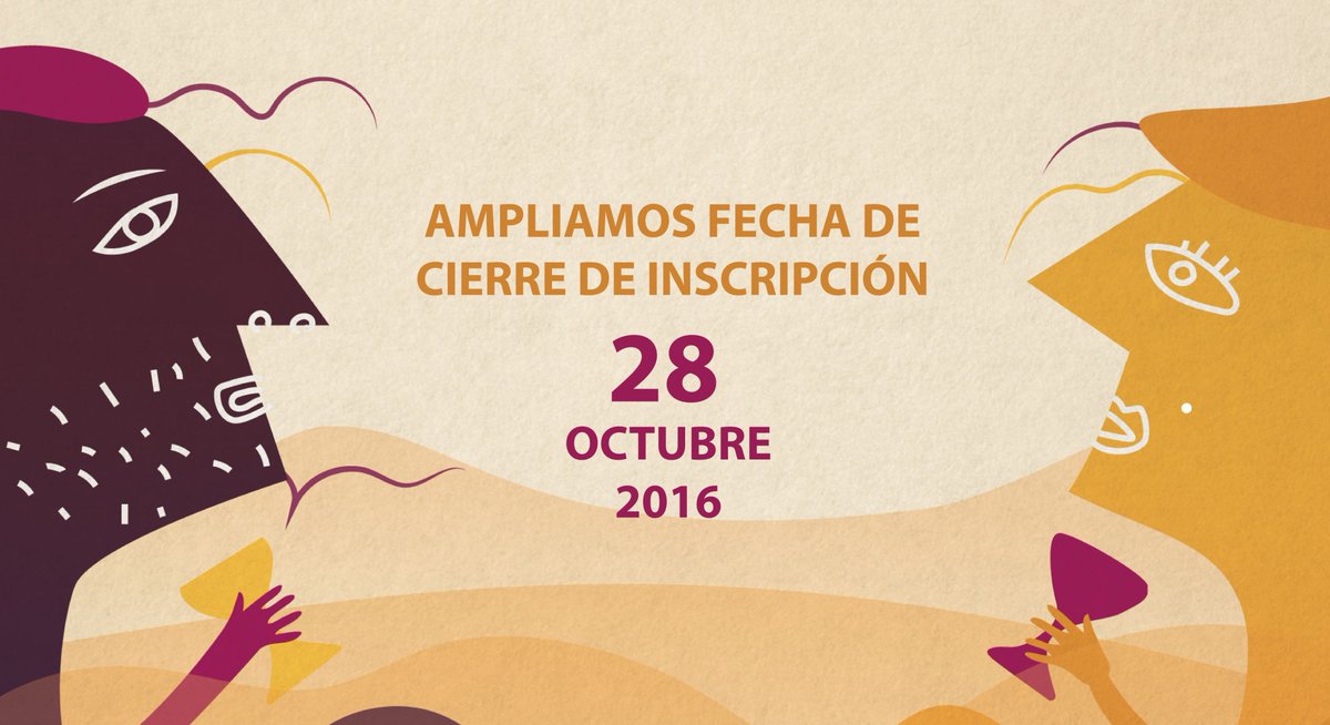 Ampliamos fecha de cierre de inscripción. A qué esperas? Participa entrando en federacionenologos.es #TAM16