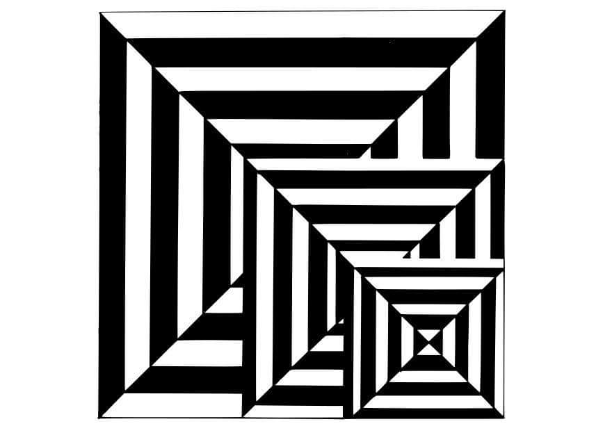 MartaBurdeus's tweet photo. Trabajo a mano sobre la ilusión óptica https://t.co/oWvKOpBMnx