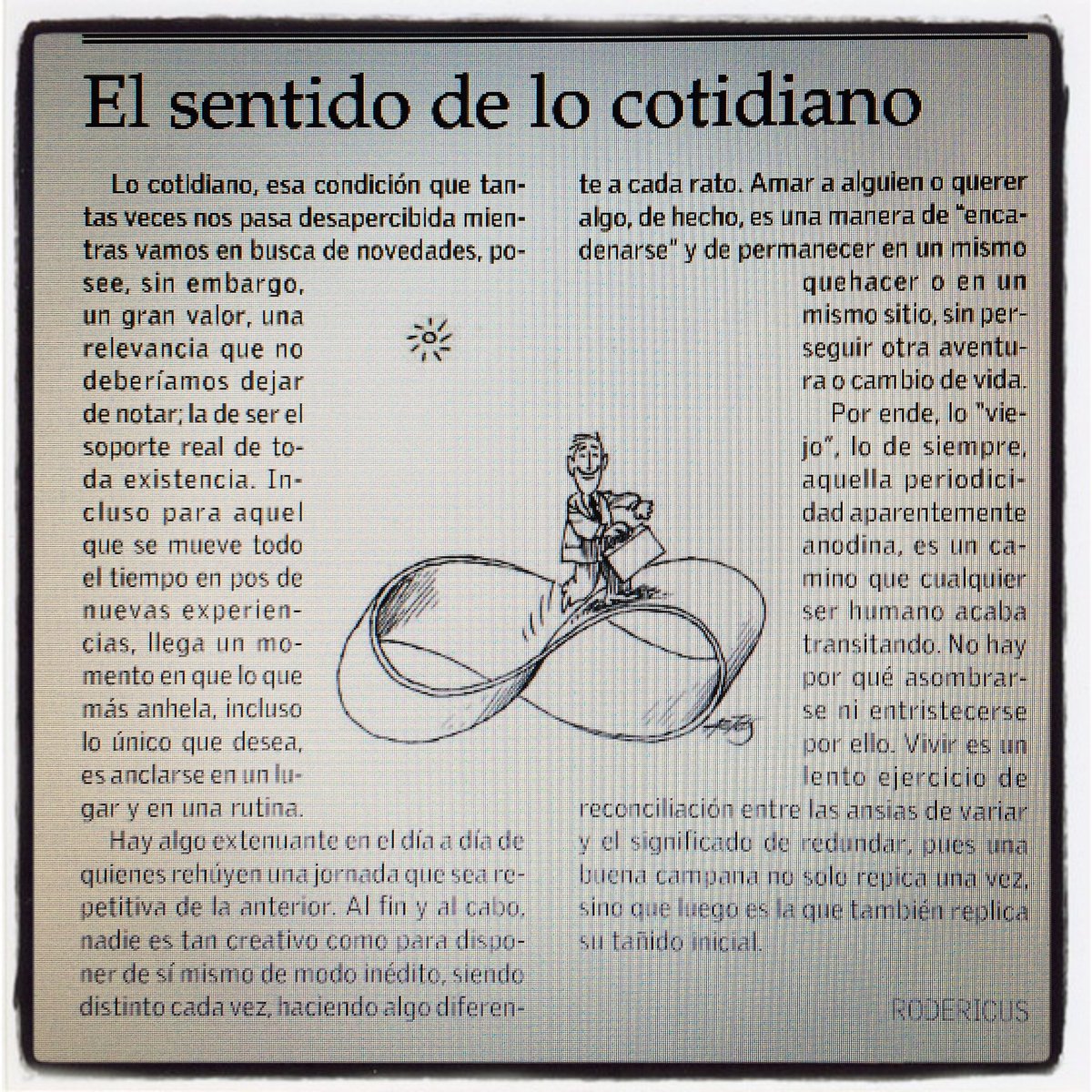 Loreto_sd's tweet photo. Lo bueno de cada día... Un camino al Infinito #rodericus https://t.co/cZzdOmTM0X