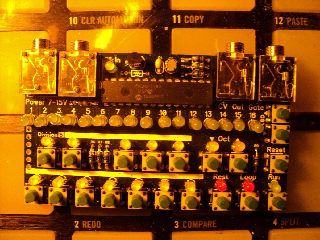 BackyardGhost's tweet photo. @Division6Labs Going to have some spirited fun with this tiny Division 6 sequencer :) https://t.co/zVHx8GWXZ7