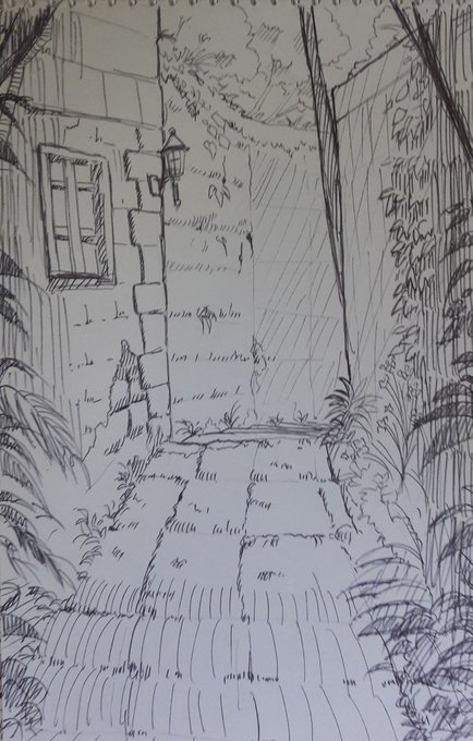 Here are inks I did during the power outage. Does it count as #inktober? Anyway, back to yurijam scheduled programming! :3 