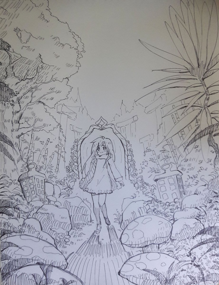 Here are inks I did during the power outage. Does it count as #inktober? Anyway, back to yurijam scheduled programming! :3