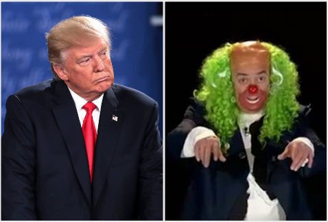 Milenio's tweet photo. ▶️ Para un país con esta historia, tú no existes: Brozo a Trump. Mira aquí el video completo--> https://t.co/EIgNvyybZu https://t.co/G49KitVAsN