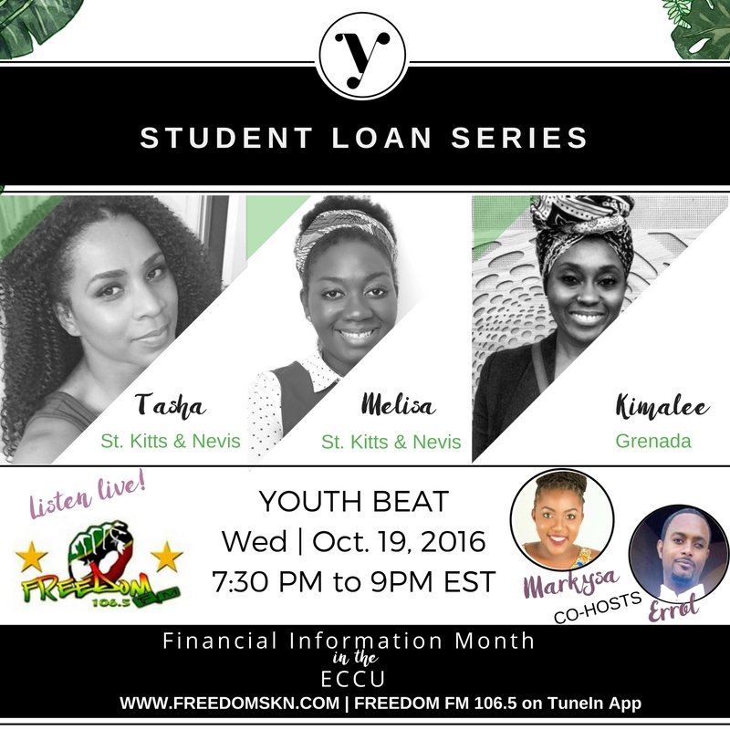 MelisaBoutin's tweet photo. 2 more days before @KimaleePhillip, Tasha, & I are on @FreedomFMSKN's #Youthbeat talk Your Money Worth's #StudentLoanSeries for #FIM2016 https://t.co/3KWAXuecn3