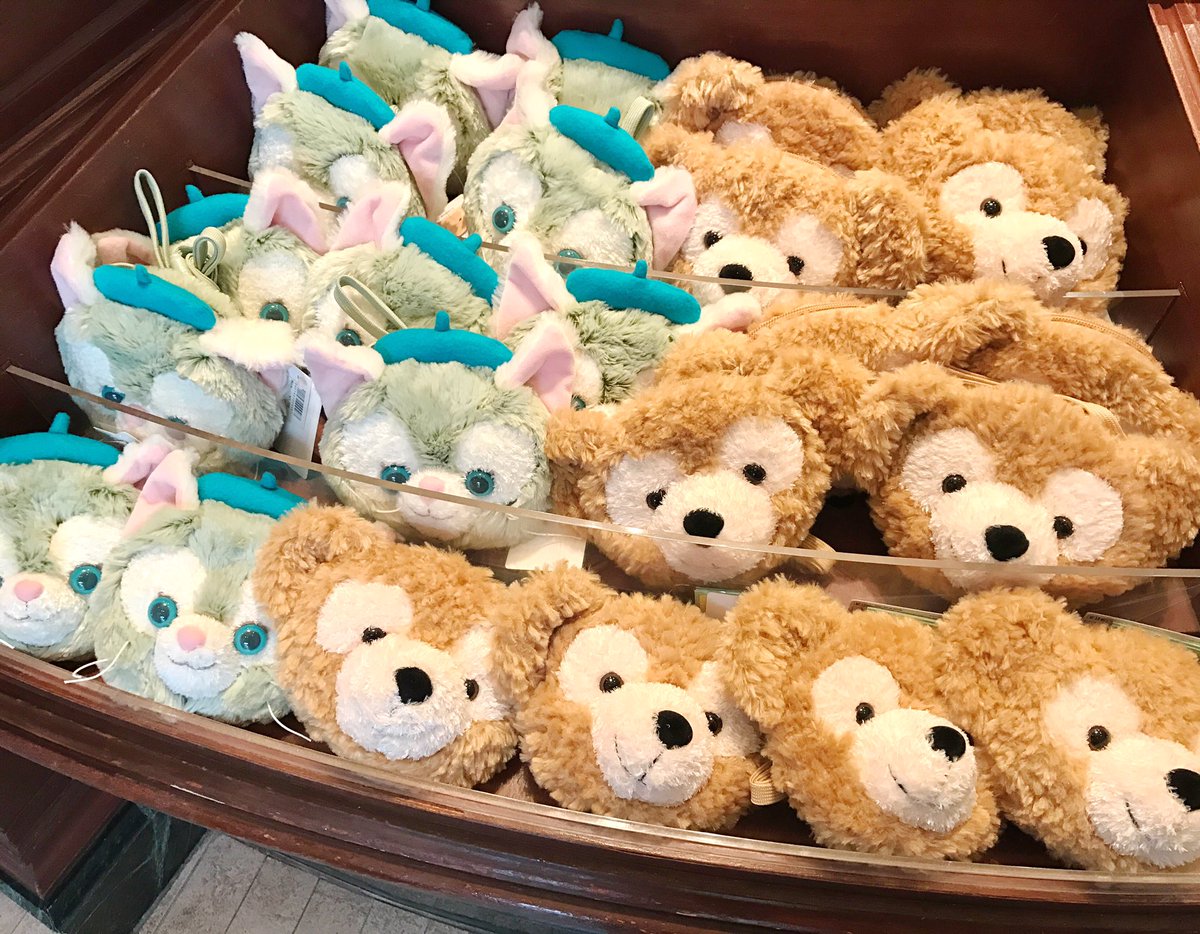 Mezzomikiのディズニーブログ ダッフィー シェリーメイ ジェラトーニのふわもこかわいいコインケース発売中 各価格1700円です T Co Lxeqkvesg0