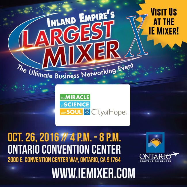 largestmixer's tweet photo. Create business thru networking at #InlandEmpire’s Largest Mixer 10/26 #Ontario Conv. Ctr. https://t.co/XSkodxMNXC https://t.co/bESy1a9CIX