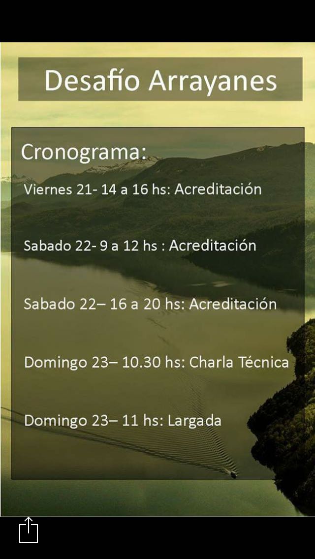LuuJarque's tweet photo. Vamos gente, a inscribirse!!! #DesafioArrayanes #Epet12 https://t.co/D4H4SDpQDd