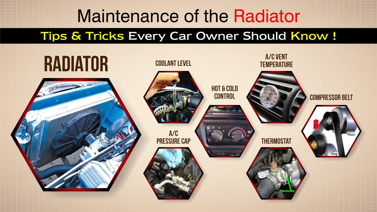 carticsapp's tweet photo. Maintenance of your Radiator. Learn more https://t.co/KCKecvJlZM
#tiptuesday #carcare #maintenance https://t.co/F6DRvTWYho