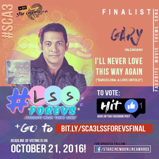 Silentkathniel's tweet photo. #LSSForevs
fb link: https://t.co/m6LTzGOifF…
site unli voting: https://t.co/guVuvuI1oV… https://t.co/SFpFXKZ98I