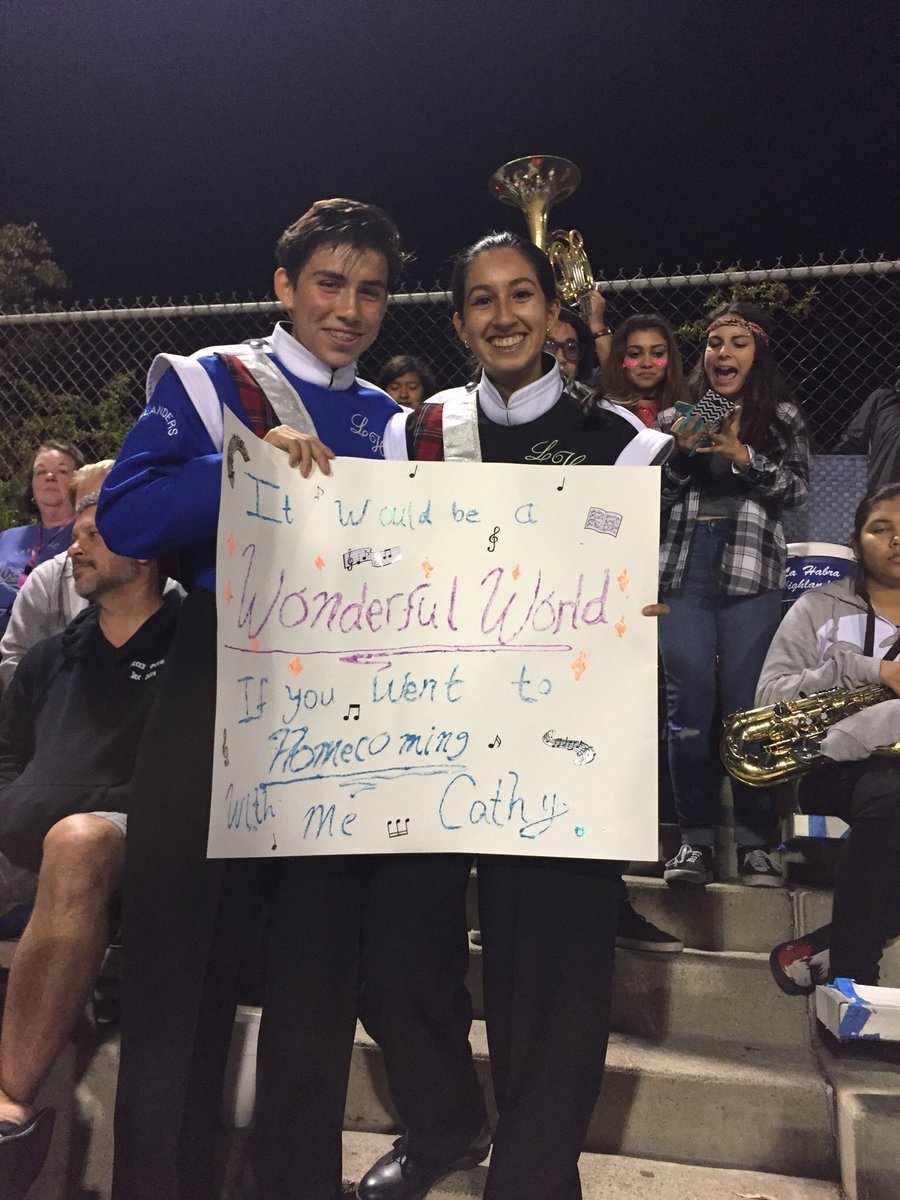 cadmajor's tweet photo. well this adm got her a homecoming date (: https://t.co/zLi0VeqDZm