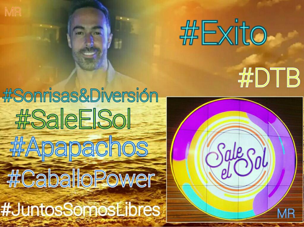 Crisstyrc's tweet photo. @Carlos_ArenasTv Hoy es él gran dia👍🙌 #ConTodoo #Divierte #BuenaVibra #Bendiciones #SaleElSol 🌞🙏🍁🍃🍀 https://t.co/5IxlsFFEEF