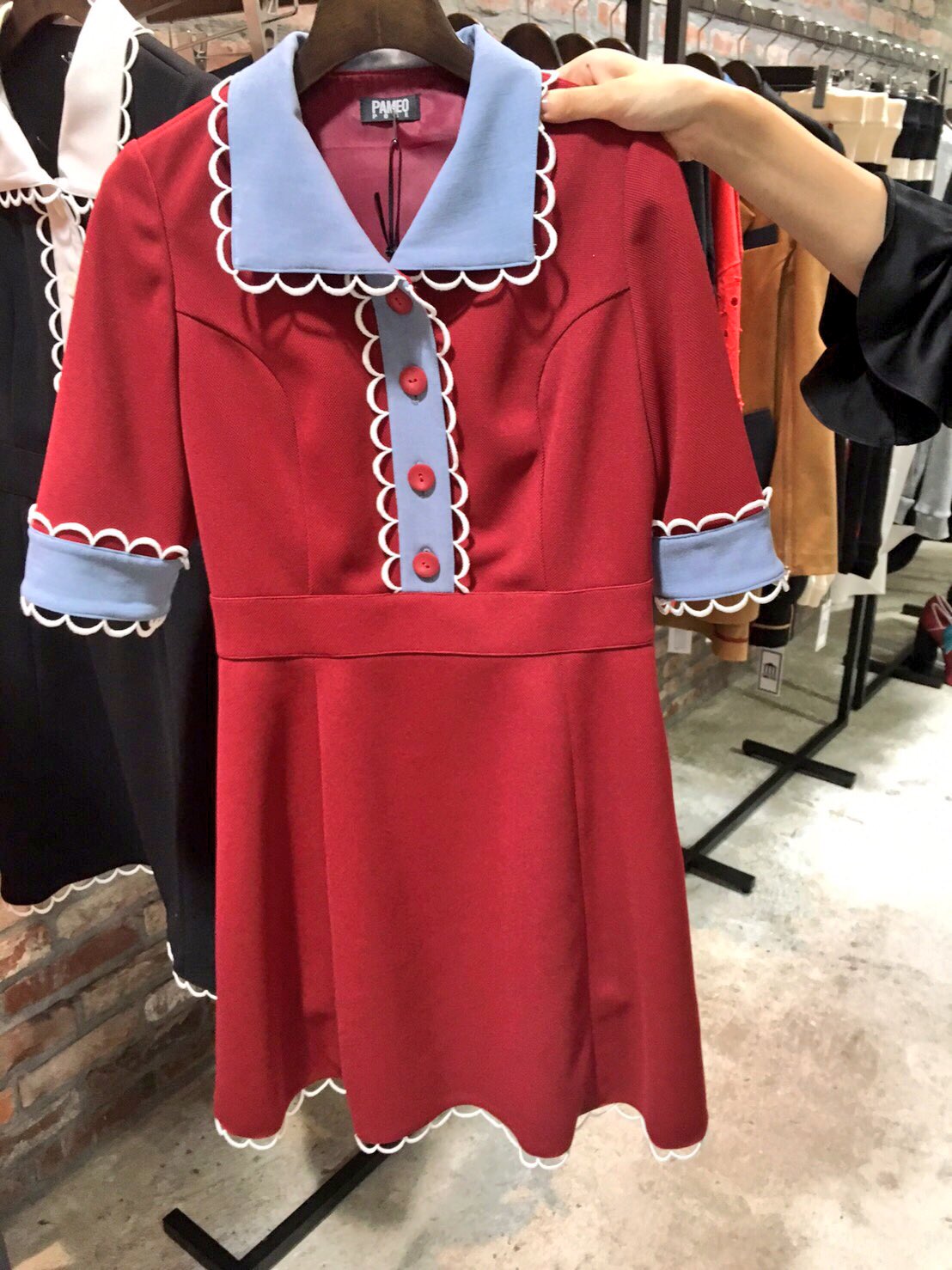 Pameo Pose 半袖ワンピース Ruban La Nina Dress Pameo Pose 半袖ワンピース Ruban La Nina Dress PAMEO POSE