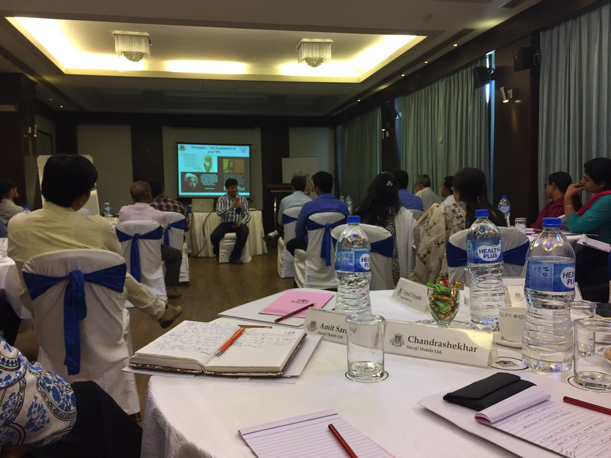 IMAIndore's tweet photo. #IMATraining on A #Conscious #Living for #Corporate #World by #AseemShrivastava !! https://t.co/LqOeeCdkPz