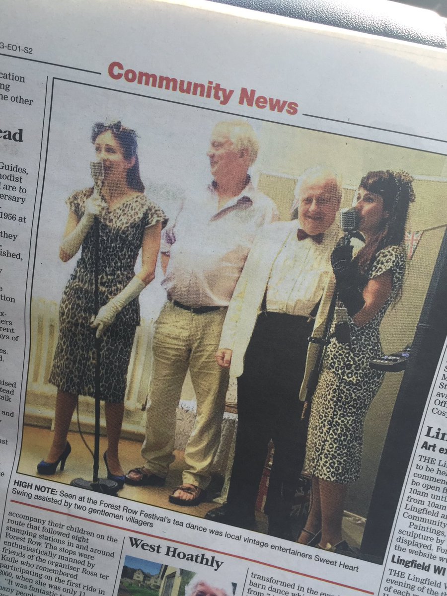 Sweetheart Swing (@swt_hrt_swing) on Twitter photo Thanks for the tip off <a href="/jo_sefina1/">Jo</a> that we're in the <a href="/EG_Courier/">SussexLive - East Grinstead</a>! Someone else's fame has been distracting us!! <a href="/ollie_ollerton/">OLLIE OLLERTON</a> ๐ Thanks for the tip off <a href="/jo_sefina1/">Jo</a> that we're in the <a href="/EG_Courier/">SussexLive - East Grinstead</a>! Someone else's fame has been distracting us!! <a href="/ollie_ollerton/">OLLIE OLLERTON</a> ๐