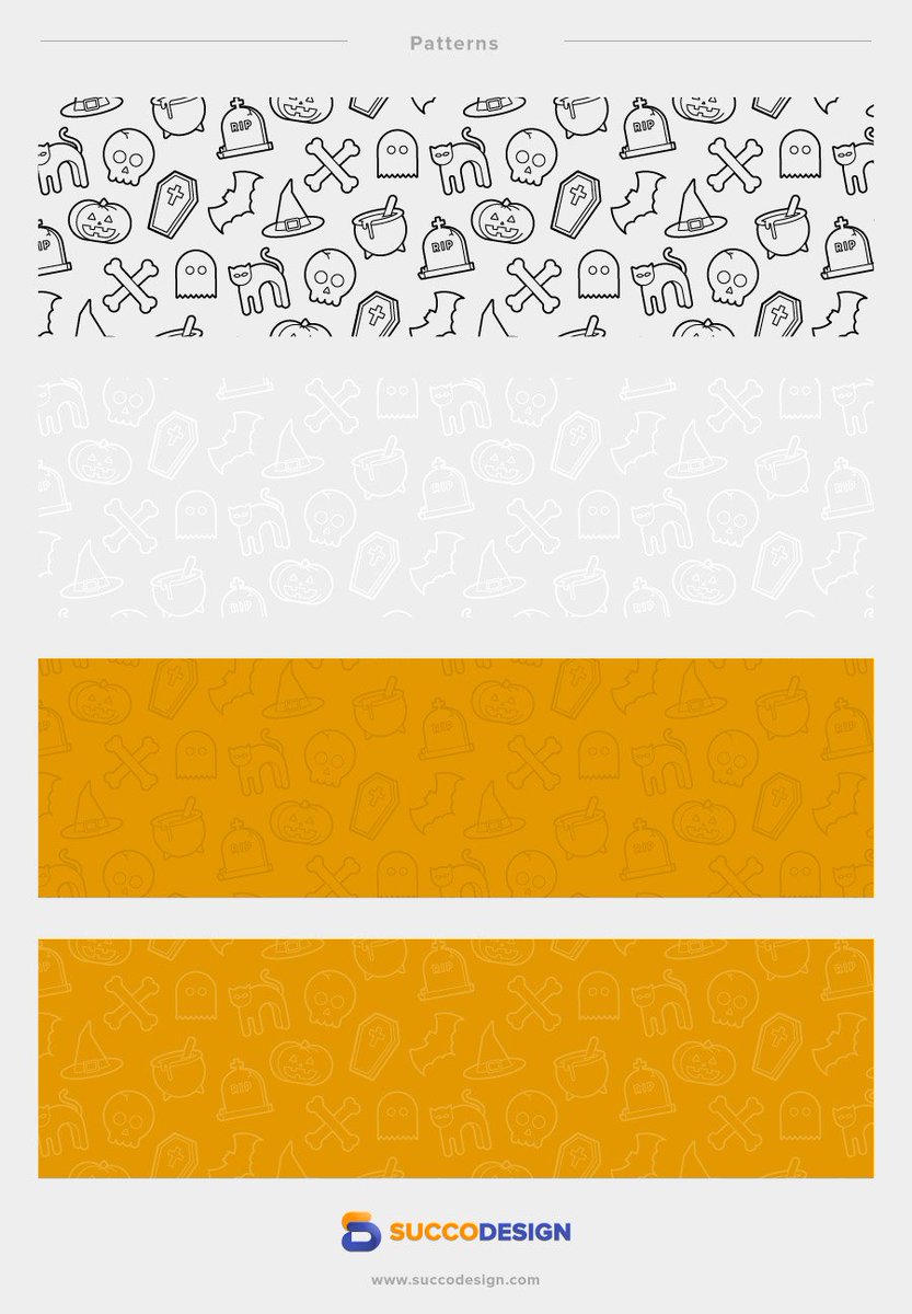 succodesign's tweet image. Are you ready for Halloween? Take this delicious Halloween set (vector icons + patterns): goo.gl/YVVotI