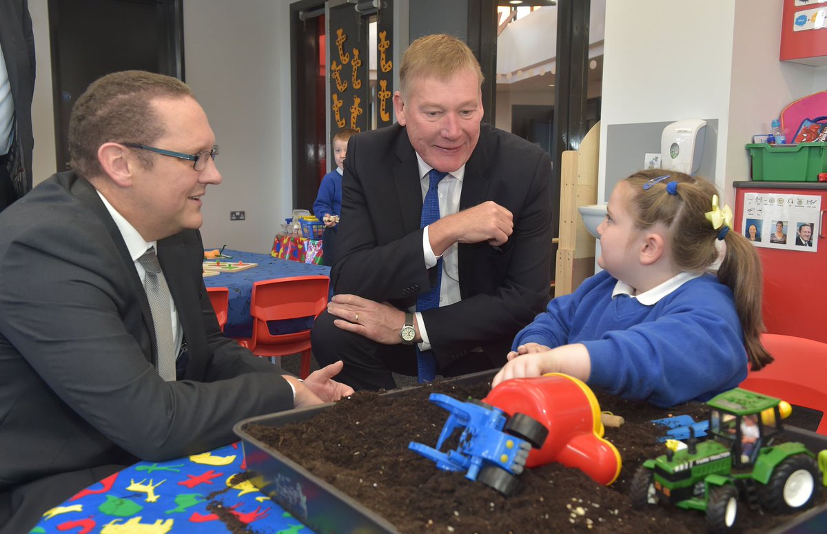 NIOgov's tweet photo. Min. Hopkins was thrilled to be taken on a tour of Arvalee School &amp; Resource Centre in Omagh to see first hand the great work they're doing. https://t.co/0eTjM8ocuU