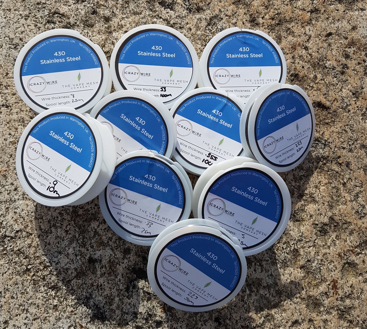 CrazyWireCo's tweet photo. Like or retweet for a chance to win this pack of top quality SS430 wire. Winner chosen at random on Friday 21st. Good luck #vapefam https://t.co/Fwwqar5f9c